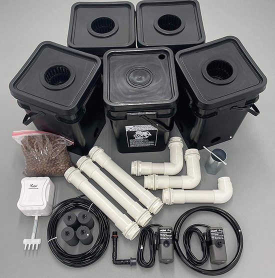 Recirculating Deep Water Culture (RDWC) Hydroponic Grow Kit System