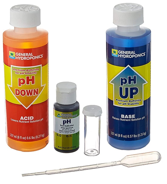 General Hydroponics pH Control Kit for a Balanced Nutrient Solution