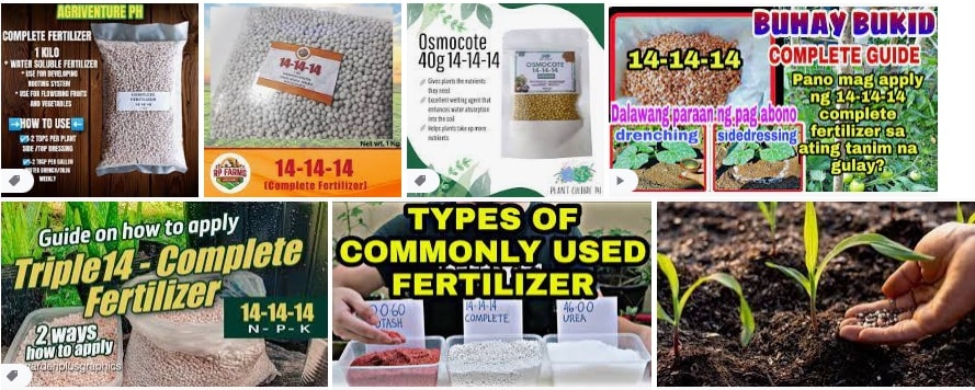 12 14-14-14 Fertilizer example of Using