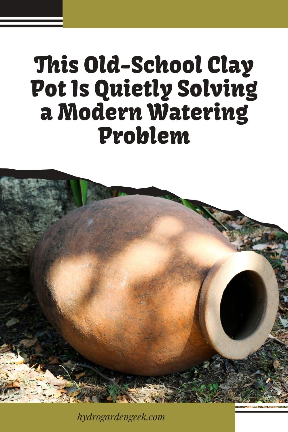 Problem Pot This Old-School Clay Pot Is Quietly Solving a Modern Watering Problem ...
