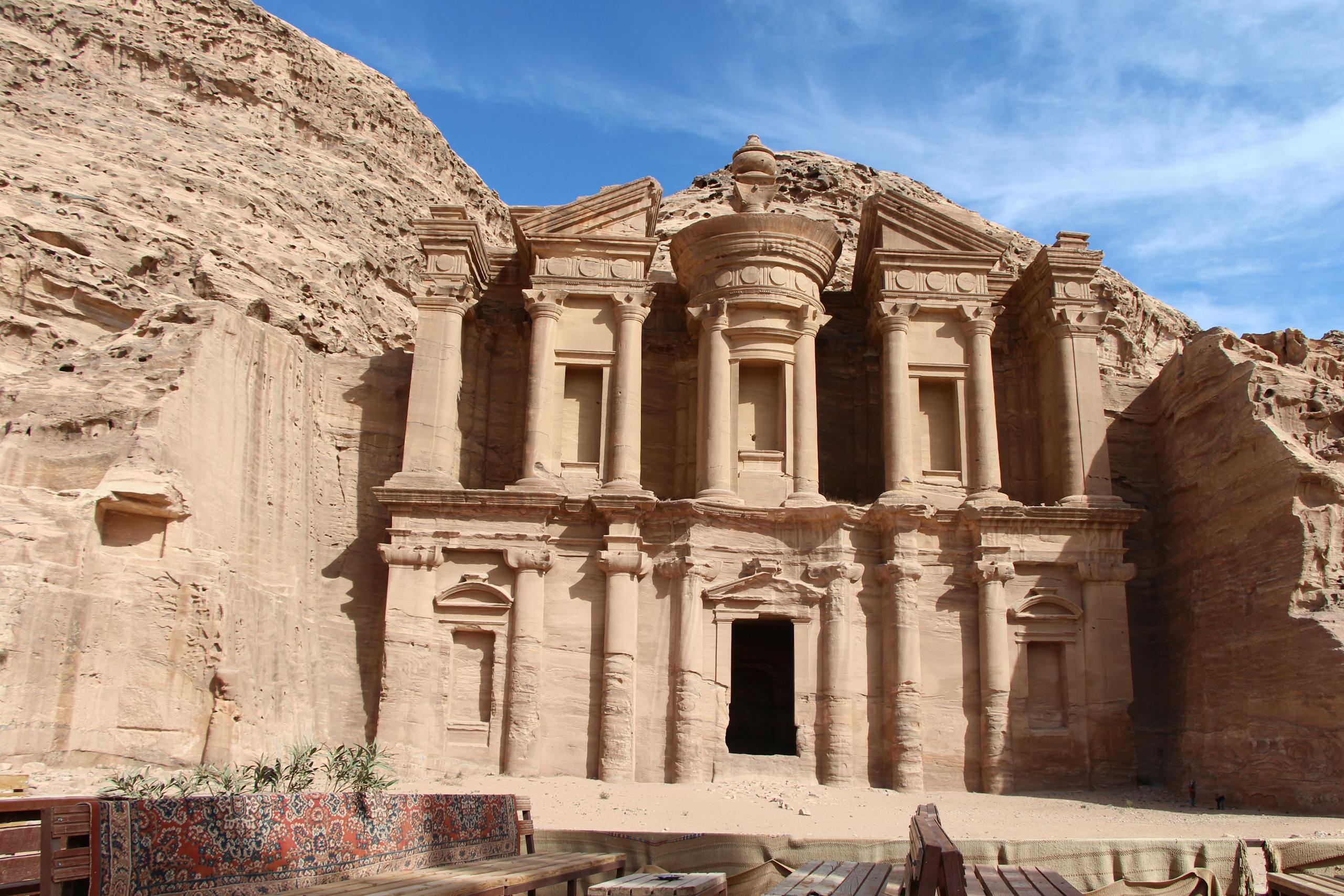 Explore the stunning ancient architecture of The Monastery in Petra, Jordan.