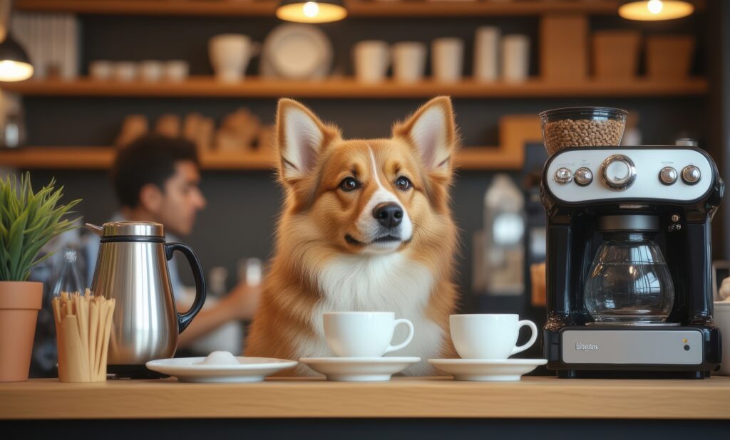 Stop These 8 Pet Owner Habits That Drive Non-Pet Owners Nuts 2 medium vecteezy a dog sitting at a table with coffee and a cup 72604308 medium