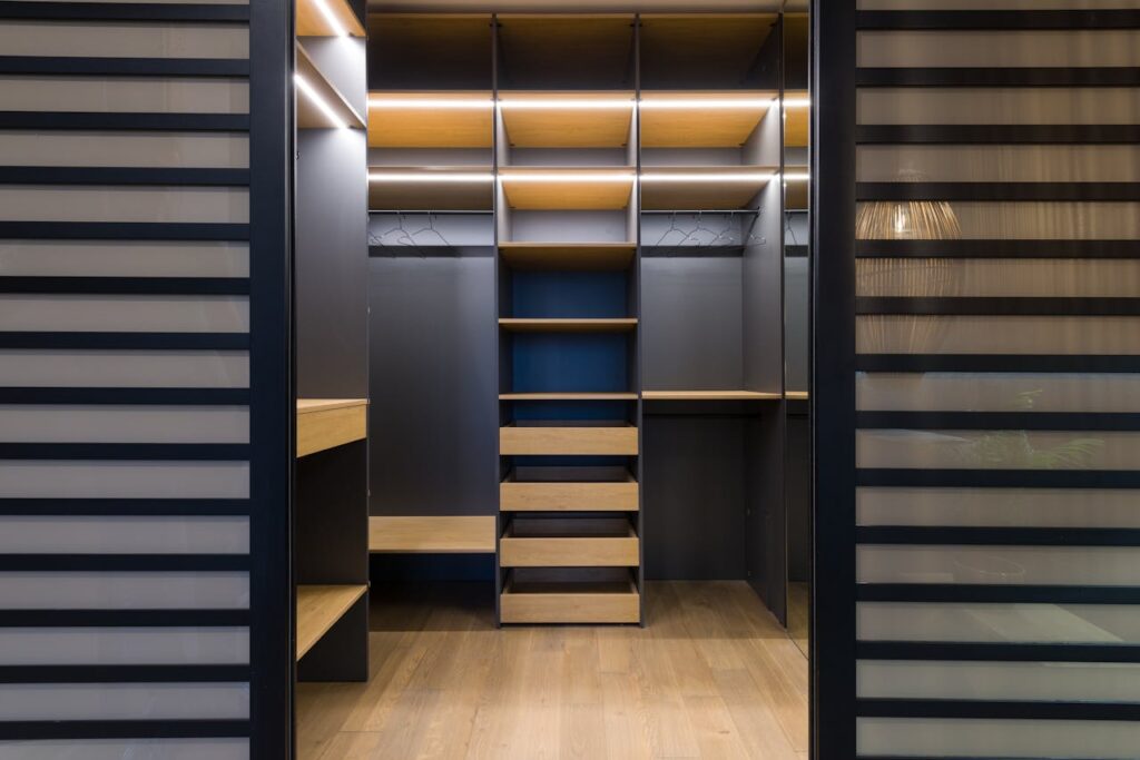 black-and-brown-empty-wardrobe-