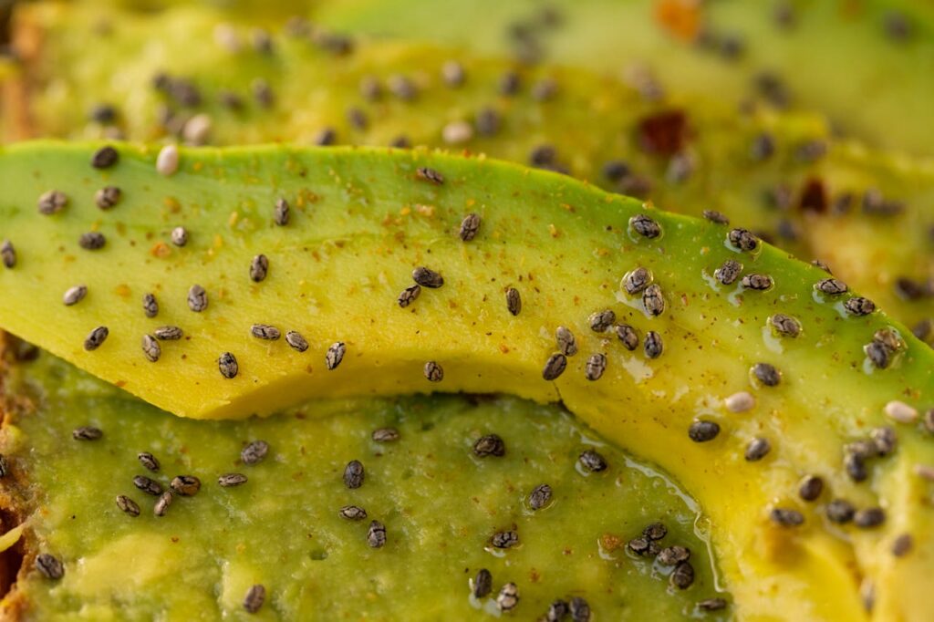 close-up-of-avocado-toast-with-chia-seeds
