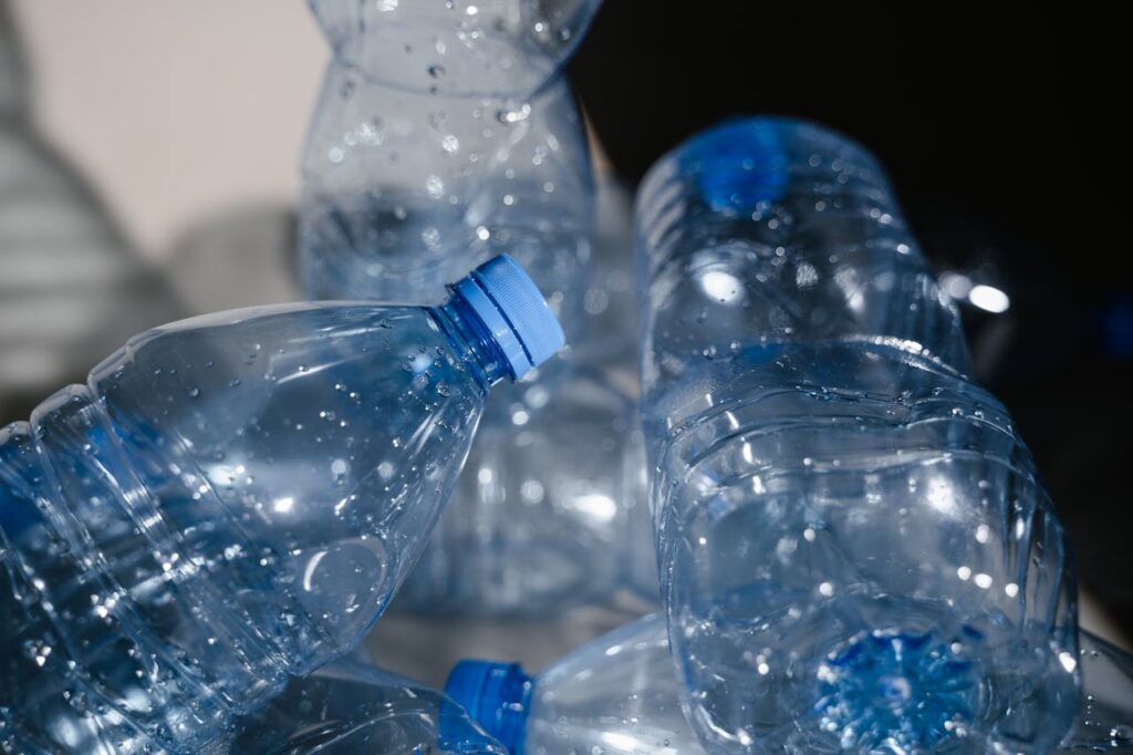 /clear-plastic-bottle-with-blue-lid-