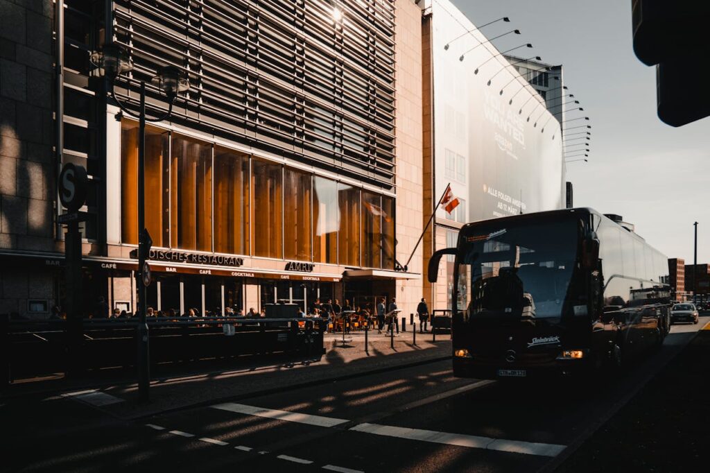 hoto-of-bus-on-road