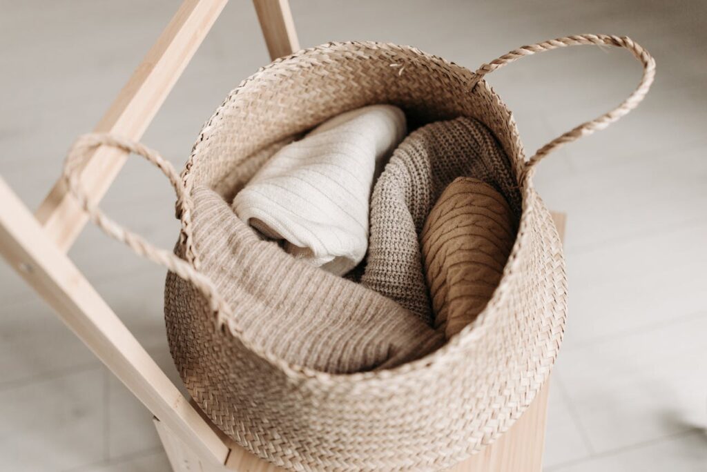 folded-clothes-inside-a-basket-
