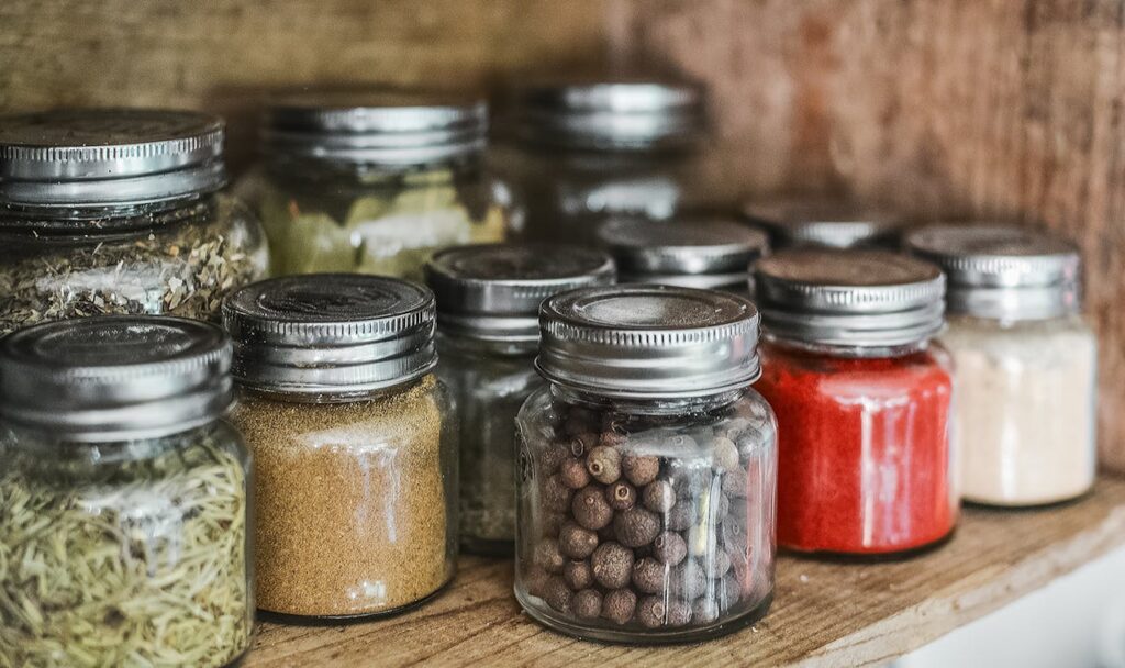 spice-bottles-on-shelf-