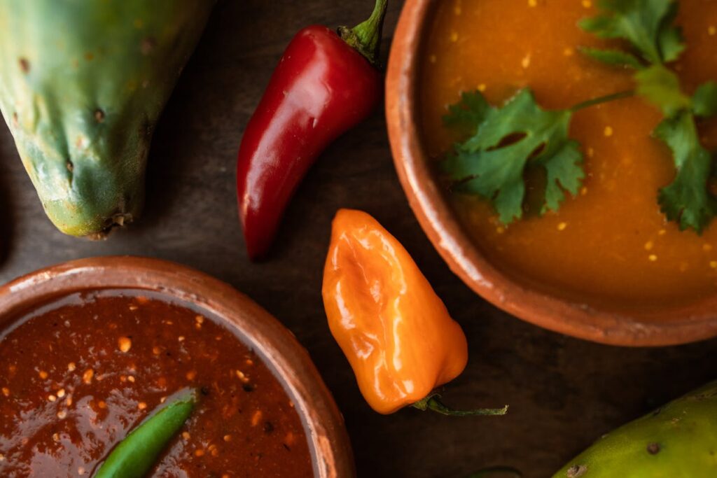 /red-orange-soup-in-a-bowl-