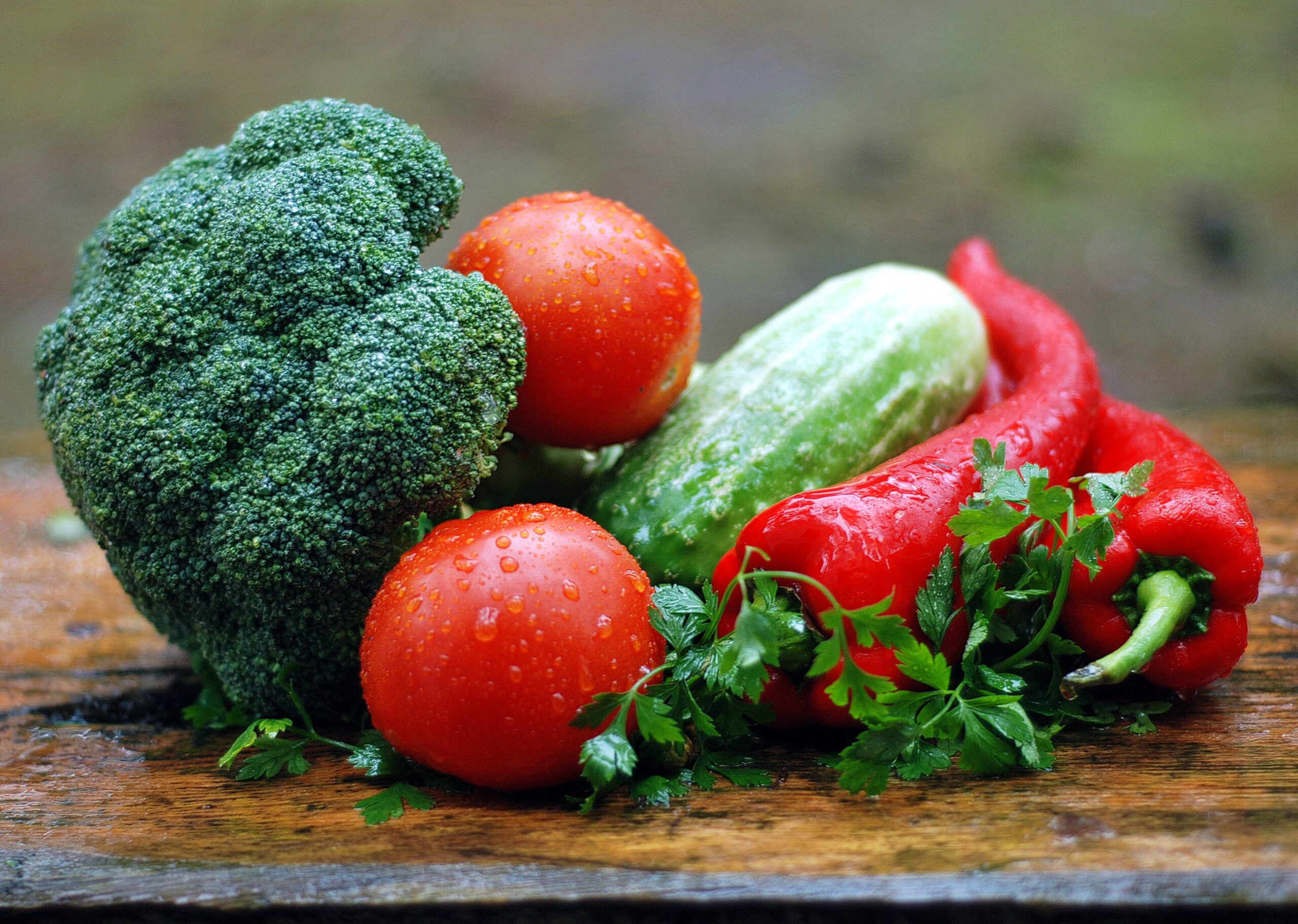 Broccoli and tomatoes