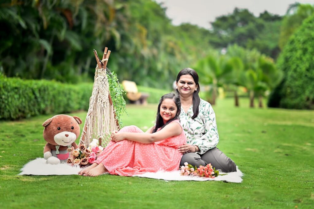 /mother-and-daughter-picnic-in-a-lush-garden-