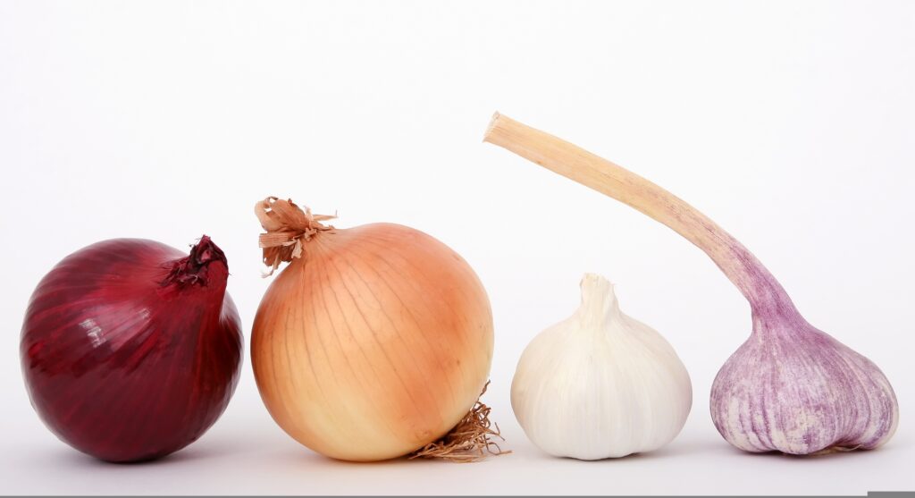 Garlic and onions