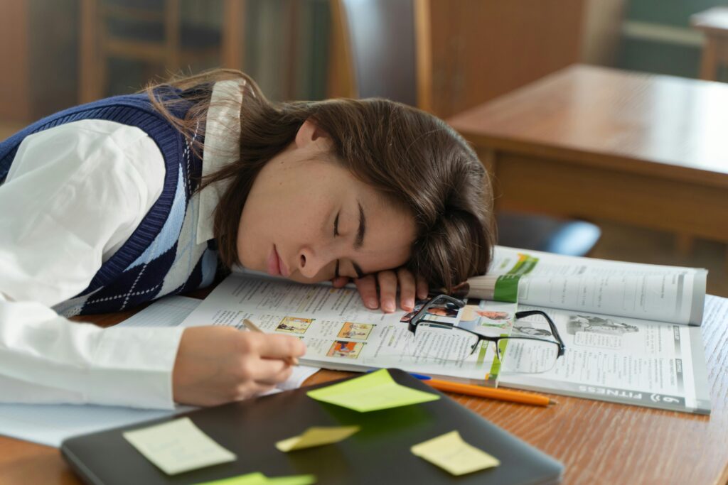 photo-of-a-schoolgirl-sleeping